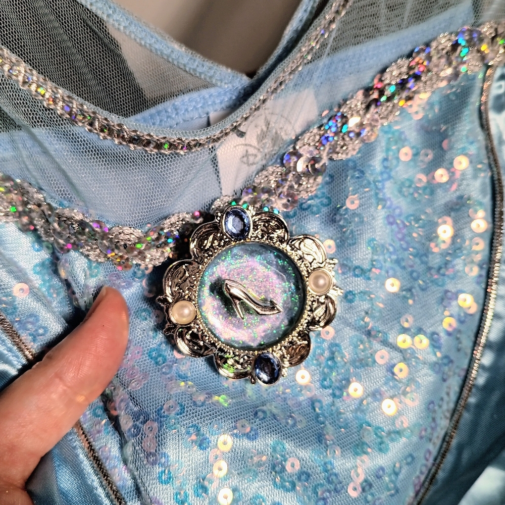Bibbidi Bobbidi Boutique Disney Parks Cinderella Princess Sequin Dress - Picture 9 of 9